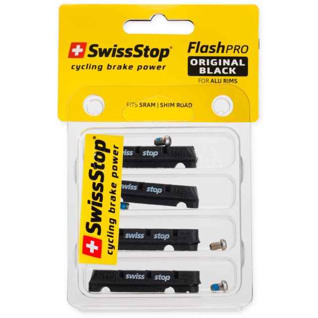 Patins de Frein SwissStop FlashPro Shimano/Sram Road Alu 2 paires