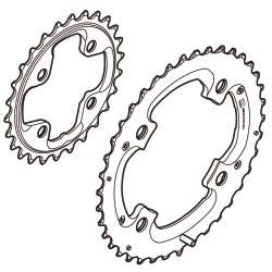 Plateau Shimano XTR FC-M980 38 dents