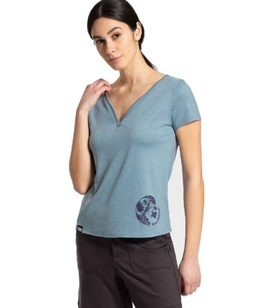 T-Shirt SS Rewoolution RAKAU Wmn