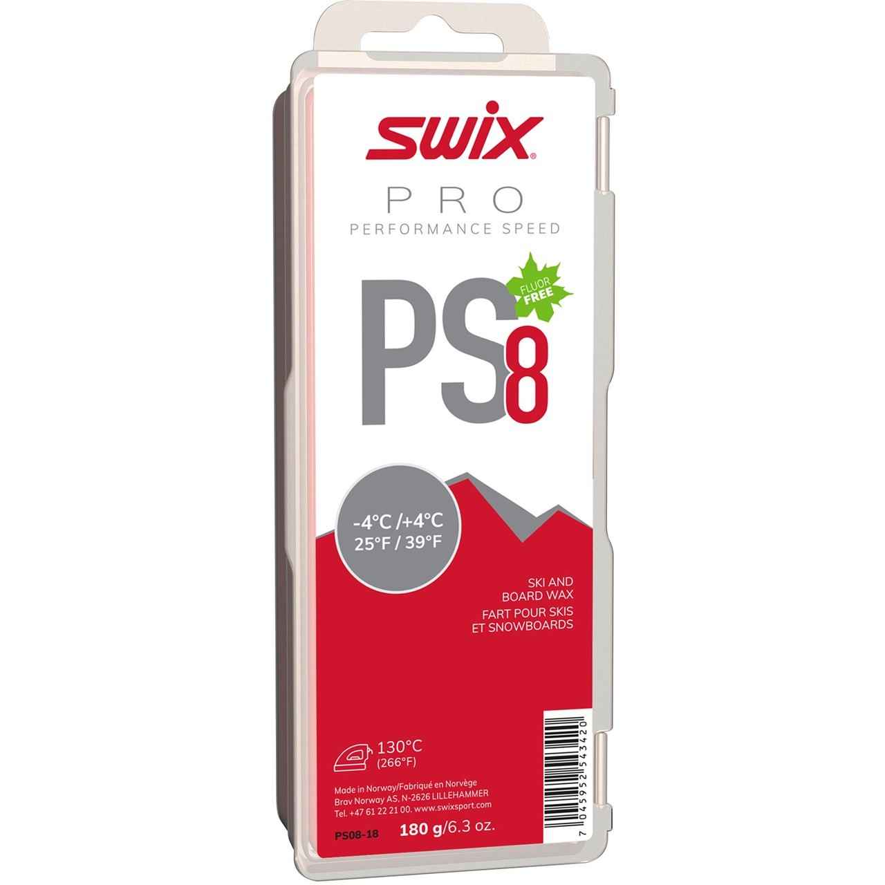 Fart Swix PS8 Red -4C/+4C 180gr