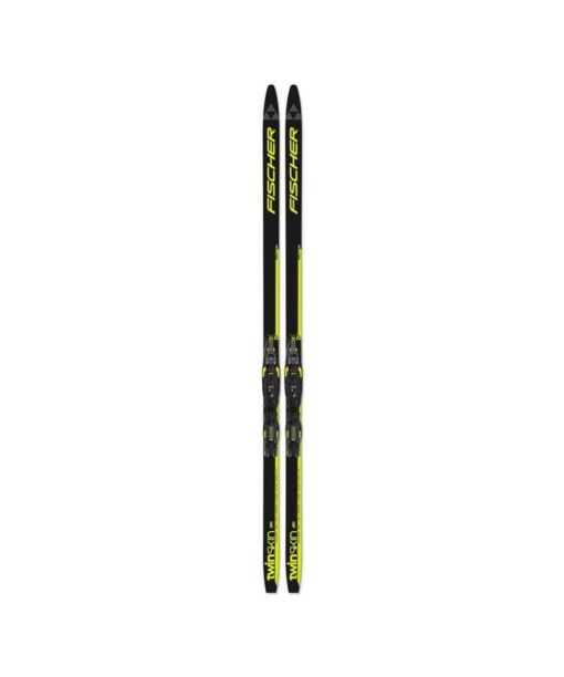 Set Ski de fond Fischer TWIN SKIN PRO JR MOUNTED, N60522+S70217