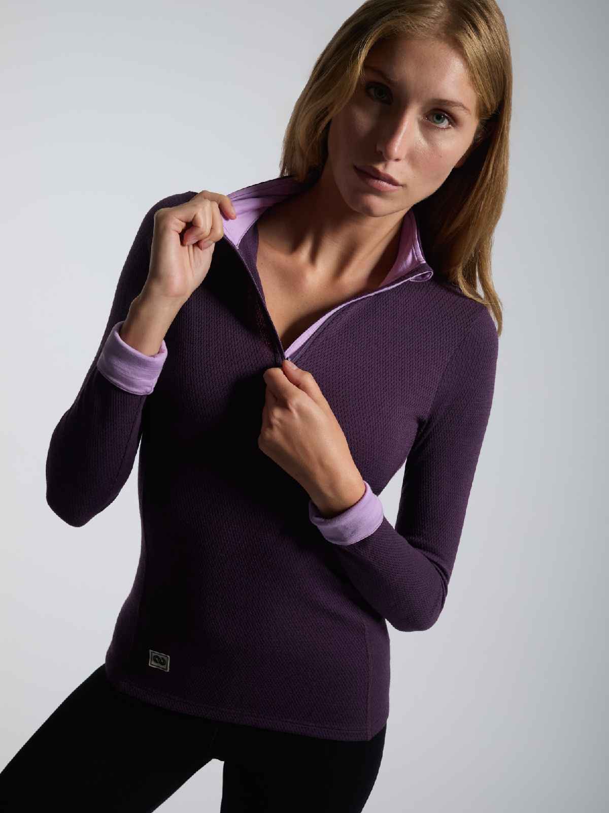 Sous-vêtement Rewoolution Sofia Half Zip LS Wmn