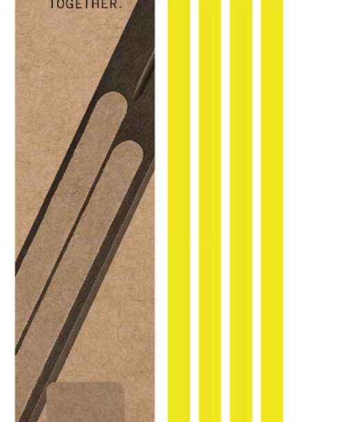 Peaux Fischer Twin Skin Yellow Mohair 37cm Narrow
