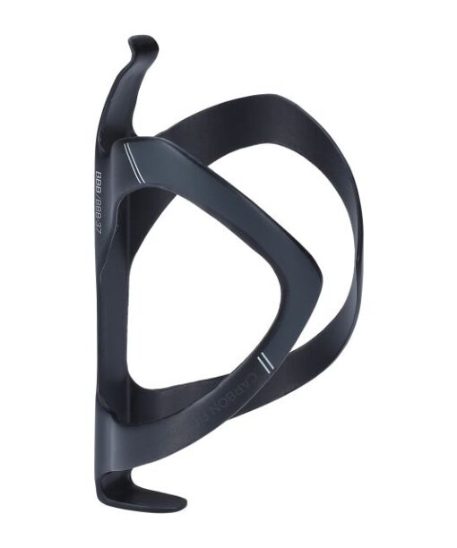 Porte-Bidon BBB Fibercage noir mat UD-carbone 22g, boulons alu inclus