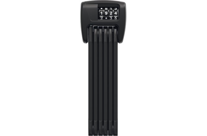 Antivol pliable Bordo Combo 6000C/90 code avec support SH 6000C/90 noir