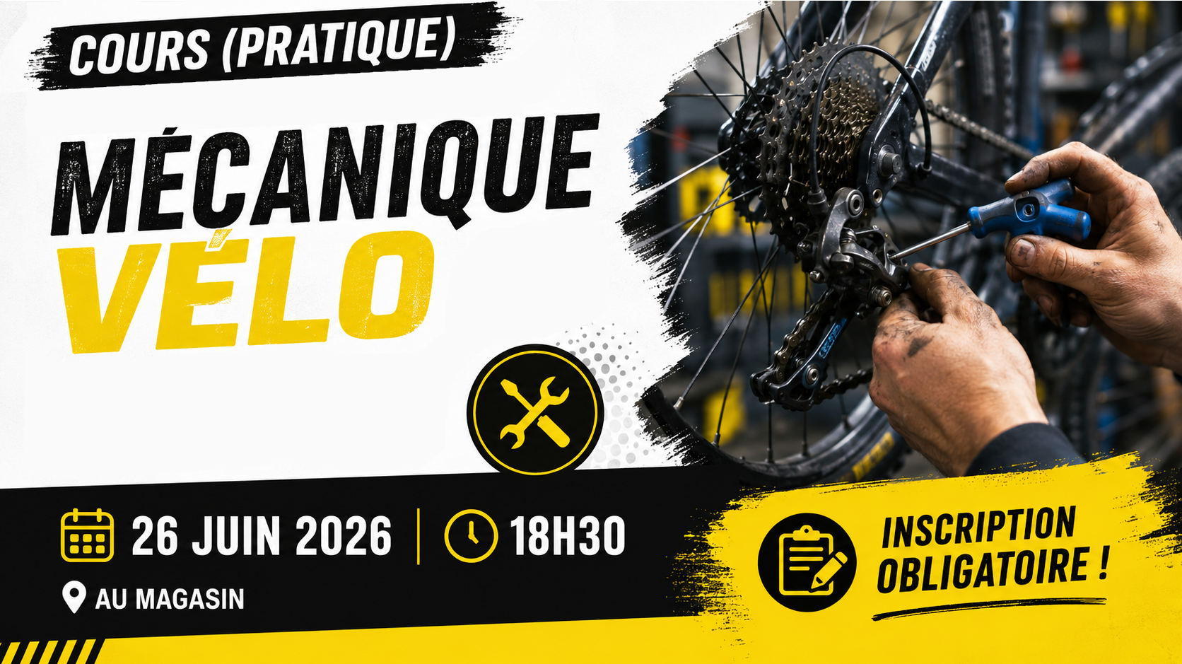 Cours Mécanique (pratique) vélo