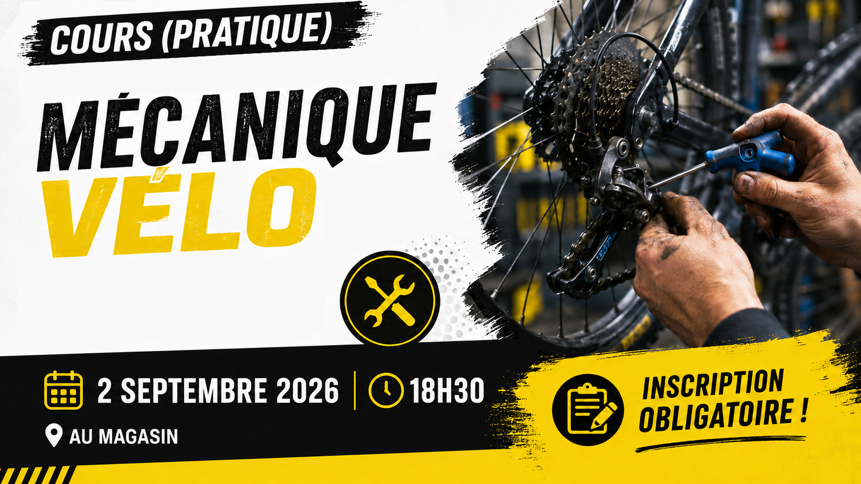 Cours (pratique !) de mécanique vélo
